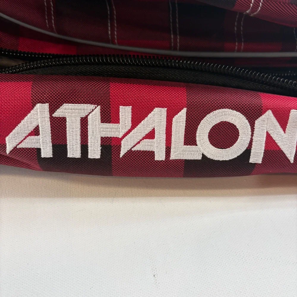 Athalon Ski Boot‎ Backpack Red Buffalo Plaid Snowboard Gear Bag Helmet Storage